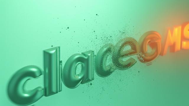 Esempio di tipografia dinamica che reagisce all'interazione dell'utente