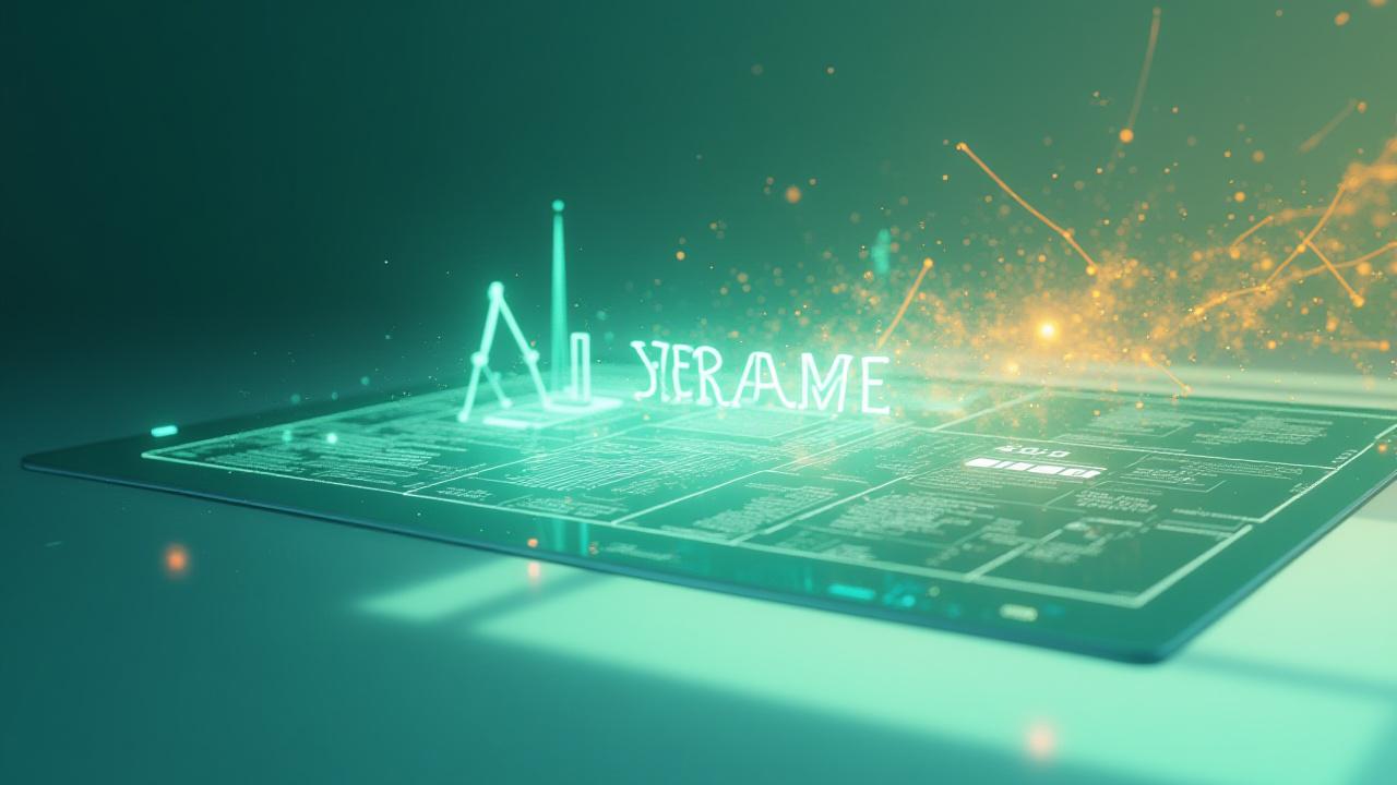 Animazione di un wireframe grezzo che si trasforma in un'interfaccia UI raffinata e completa